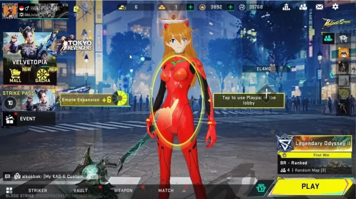 ASIA|ETERNAL [UZI-HolyCrown lv6-MAX]|Collab EVA [KATYA-Asuka], BLEACH ETHAN-Byakuya|28 ULTRA|LMT[RPK,MP155,AR97]|NetEase|BLS4421
