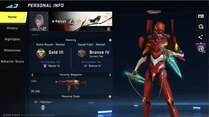 ASIA|ETERNAL MELEE Chainblade|Collab EVA[KATYA-EVA,MCX]+Collab BLEACH ETHAN-Byakuya|ULTRA [BLAST,M82,QBZ95,etc|NetEase|BLS4424