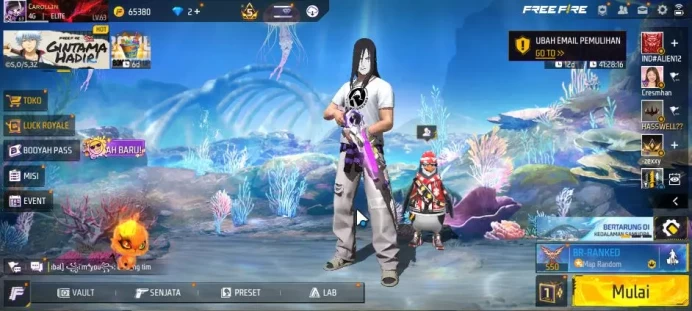 Indonesia|M1887 Sterling C Lv6,Hand Of H,Emerald P,Mata E|AN94 Evil Howler Lv4,Etc|316 Vault+117 Bundle |Log Google(FF1446)
