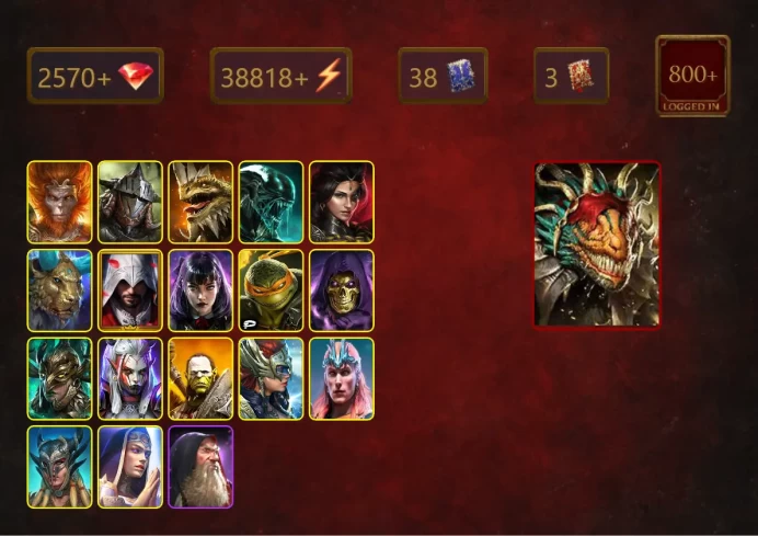 [STARTER]Legate Teox+Martyr+Lazarius+Wukong+Rathalos+Xenomorph+Adelyn+Tatura+Ezio Auditore+Alice+Michelangelo+Skeletor+45Epics