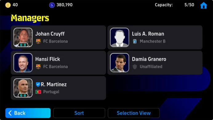 Andro|Power 3124|belingham shw . bale , forlan epic db , manager r.Martinez Manager j.cruyff db EFB003B