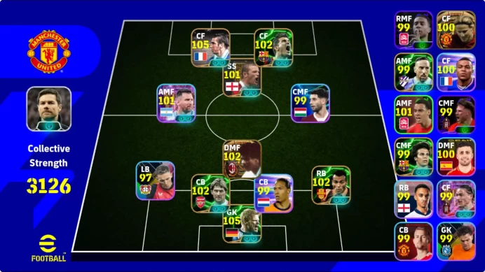 Andro | Pwr 3126 |david villa blitz cruler , eric cantona tsubasa , cafu epic db EFB004B
