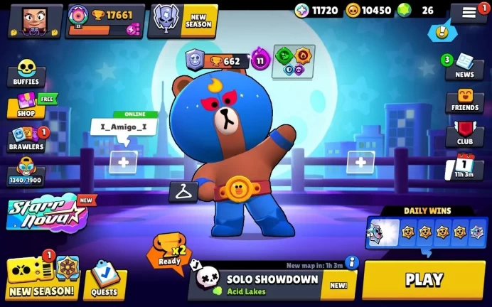 BS844//Trophies 17000 Brawlers 55