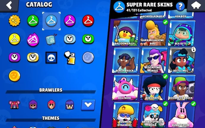 BS847//17000 Trophies, 72 Brawlers, 3 legions, 4 11 strength, 2 hyper, 50 gems, 130 skins