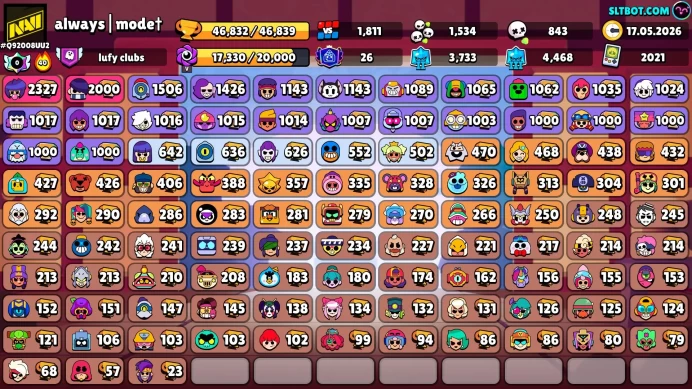 BS852//SKINS 26k 102/102 22-11 LVL 246 SKINS BUZZTRICK/MECHA PIPER ROSA/RUDE LOU/DIGITAL FANG