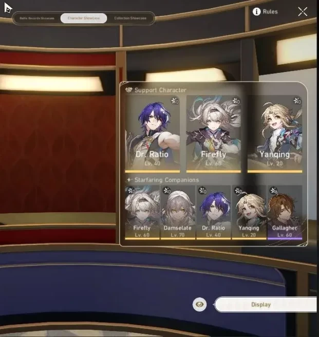 Asia|TL 60|Sparxie Prem Team|13 Limited|[Castorice,SW 999]+Sign,Yao Guang,Sparkle,Tribbie,Huohuo,Etc|Take Mail|Check SS(HSR6820)