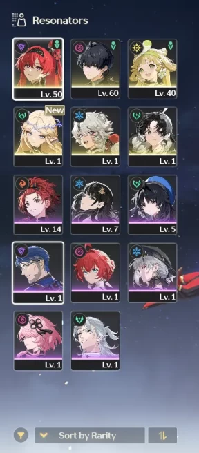 EU | UL 31 Midgame DataBank Lv13 | Cartethyia ,Yinlin R1+Sign, Verina, Jianxin, Lingyang and etc | Check SS (WW713