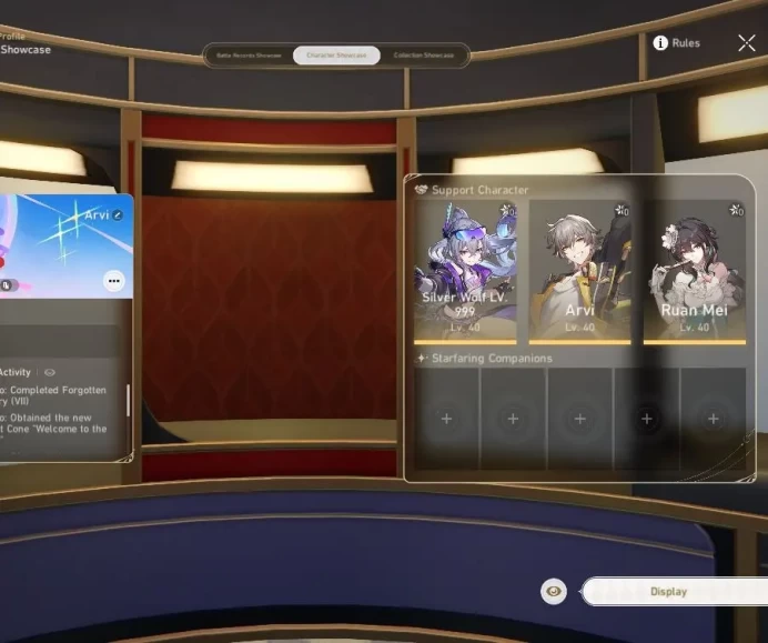 ASIA|TL 30|5 Limited|SW 999+Sign,Huohuo,Sparkle,Ruan Mei,Dante|MC Male|Xianxhou Luofu|Take Mail|Check SS(HSR6589)