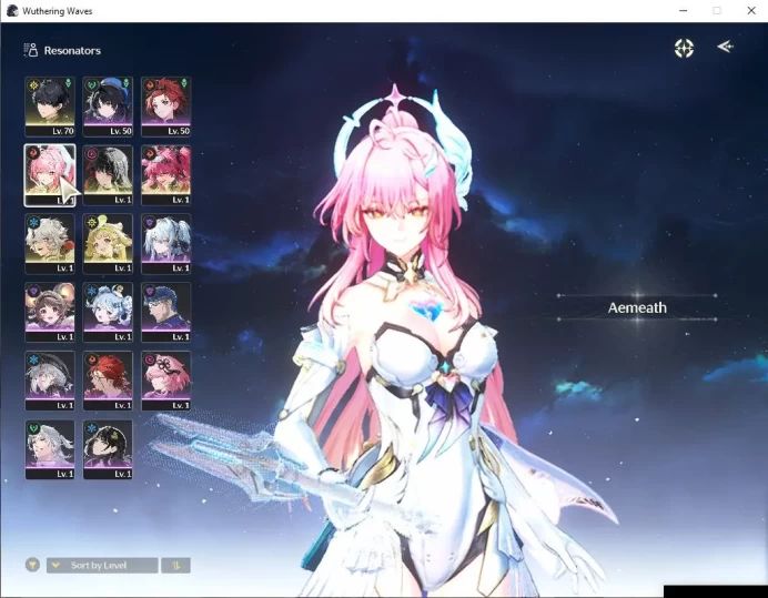 NA |UL 46|3 Limited| Aemeath+Sign,Chisa+Sign,Lupa+Sign |43 TL+168 AC|DB Lv29|MC Male|Log Kuro|Check SS (WW2559)