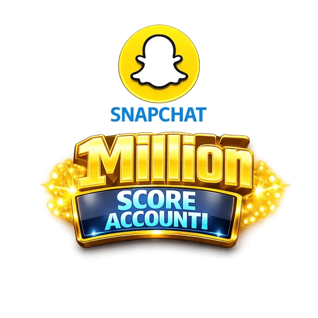 Snapchat Account With 1 Million Score username changeable (1M)