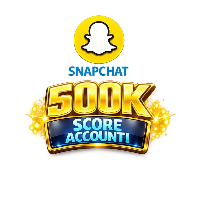 Snapchat Account With 500k Score username changeable