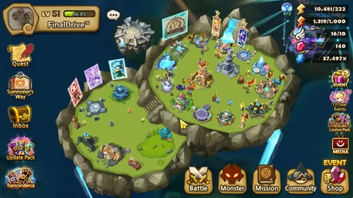 GLOBAL Lv 51|1 LD [Talisman]|17 Total NB5[Teshar,Tiana,Baleygr,Byungchul,Etc]+43 6*Monster|All Farm|2 Islands|Hive|(SWR1230)