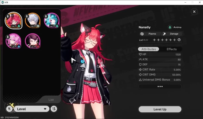 GLOBAL NA|HL 3| 1 SSR Meta Nanally +S-Class Char Box|3 SR]|Selector 20/50+19 Blue Dice|Male MC|Log Email|Take Email|(NTE978)