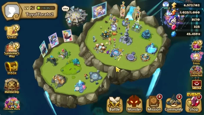 GLOBAL Lv 21|Starter|1 LD [Geldnir]|3 Total NB5[Teshar,Cheongpung]+12 6*Monster|2 Islands|Hive|Check SS(SWR1232)