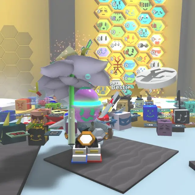 ROBLOX1641//ACCOUNT WITH 41 BEES/10 LVL HIVE/1 MYTHIC BEE/CUB/GUMMY MASK/BEAR BEE