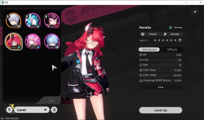 GLOBAL NA|HL 3|1 SSR Meta Nanally +1 S-Class Char Box +Livery|4 SR|Underbos Glider|Selector 30/50 Rolls|Male MC|Log Email|NTE992