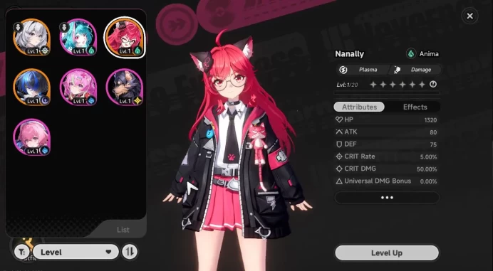 GLOBAL NA|HL 3|2 SSR [Nanally,Daffodill] +1 S-Class Char Box|4 SR|Selector Ready|Underbos Glider|Female MC|Log Email|NTE996