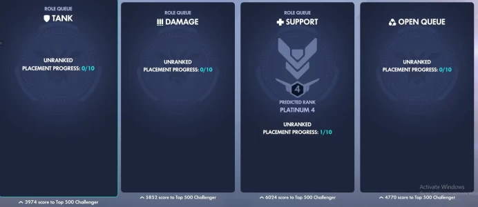 OW241 Overwatch 2 Level 20 Plat Support Predict Account Full Access