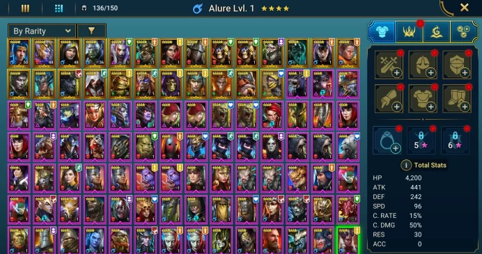 Starter acc with 2 Maneaters : 92k energy / 61 mln coins / Longbeard, Lugan, Arix, Ninja + 20 Login Legendaries / Madame Serris