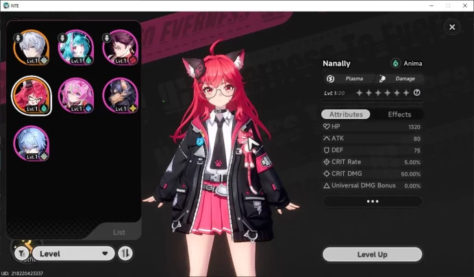 Global EU|HL 3|1 SSR Limited Nanally + SSR Selector|1 S Arc|5 SR|Selector 30/50 Roll|Male MC|LogEmail|NTE1009