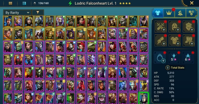 Starter acc with Georgid : 95k energy / 63 mln coins / Ruarc, Arix, Ninja + 20 Login Legendaries / Demytha, Skullcrown + Sinesha