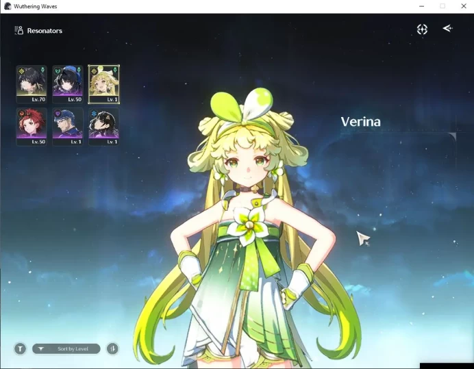 EU|UL 47|Ready Gacha|64k Astrite+123 Lustrous+12 Radiant|Verina|Data Bank Lv 30|MC Female|Log Kuro|Check SS(WW3242)