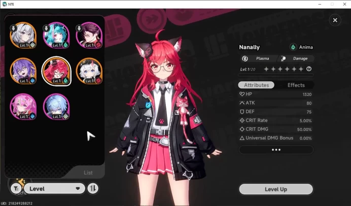 Global NA|HL 3| 3 SSR Nanally, Sakiri, Fadia +S-Class Char Box|4 SR [Adler,Haniel]|Selector 40/50|Female MC|Log Email|(NTE1030)