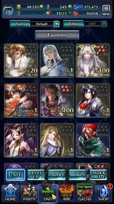 GLOBAL|Rank 18|Top Tier Unit [M Archbeing Megius,Telestio,G Lilaha,E Soleil,New Year Kynei]| 1 UR 25 SSR Ark|Code Only|LC1254