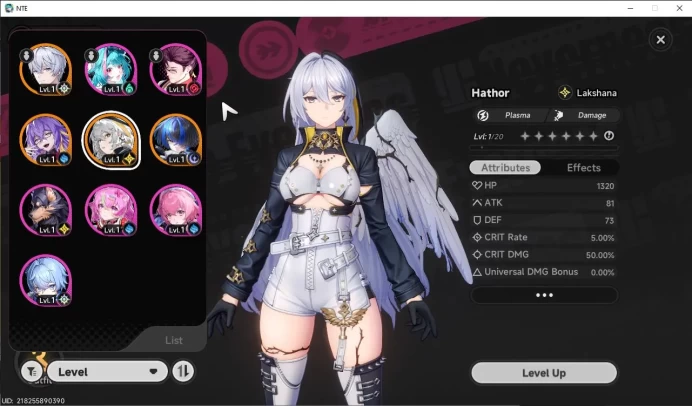 Global EU|HL 3| 3 SSR Hathor, Daffodill, Fadia |6 SR [Adler A2,Skia A1, Haniel A1,Etc|Male MC|Log Email|(NTE1044)