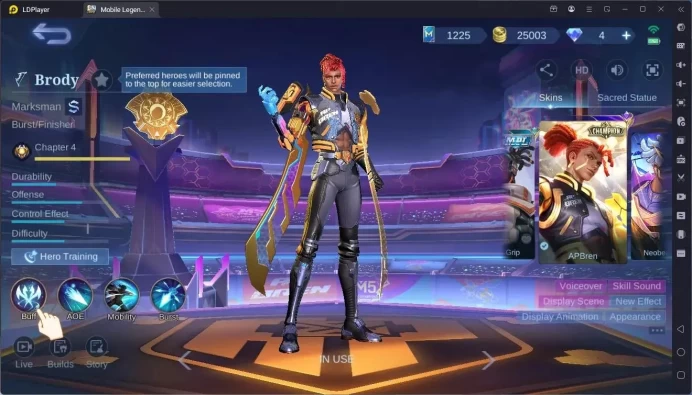 Global|Hero 110|Skin 189|Renowned|KOF Karina|CC Natalia|Clouds Xavier|Luckybox Hayabusa,Irithel More Check SS ML1925B