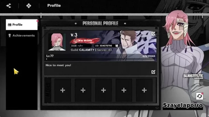 NuverseSEA END LV 77|10 SSR [(AizenB6,YoruB2,UrahB2,SajinB1,Gin,Tosen,Szaypor,Ikkaku,Ichigo,Etc)+Stamp] 10 Sign|CheckSS|BSR1075