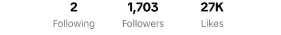 USA| 1.700+ Real Followers | 27k+ Real likes |100k+ Viral Views | Live Ready | Monetized Country | Beta| INSTANT DELIVERY