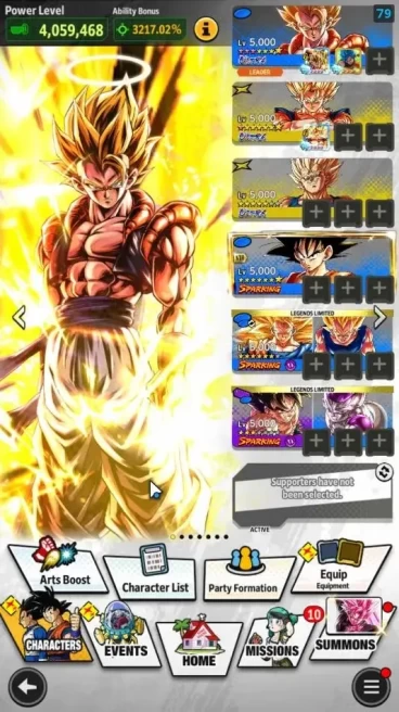 101M Total Power|LV 157|4UL+9LL|SS Goku(Red),Majin Vegeta,Super Vegito,Super Gogeta,Goku&FF Frieza|Android|Check(DBL1051)
