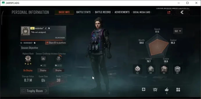 MOBILE Lv26|SV 8,7M|CV 2,9M|Wire Set|Forest MP5,Abomi Vector 9,GM AK-12,Speed SQB M110,ET Mosin,DA M249|CN ON|Infinite|AB3167
