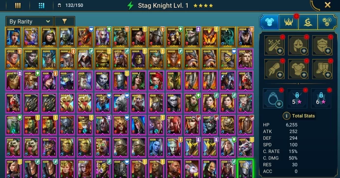 Starter acc with Tekteon : 95k energy / 65 mln coins / Drexthar, Lugan, Arix, Ninja + 20 Login Legendaries / Madame Serris