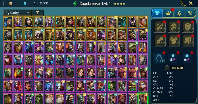 Starter acc with Helicath : 89k energy / 59 mln coins / Kantra, Arix, Ninja + 20 Login Legendaries / Geomancer, Slixus