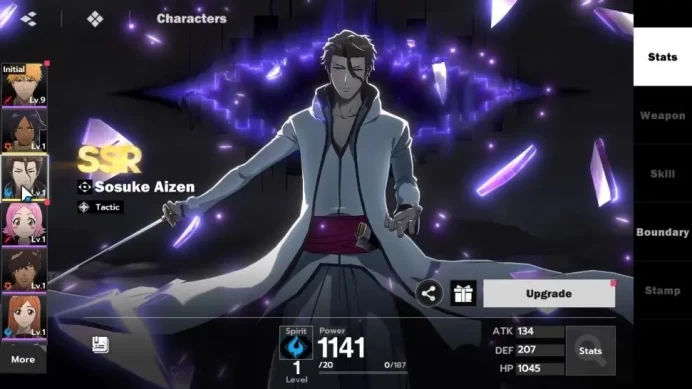 Crunchyroll NA |Fresh Starter LV 3|2 SSR Sosuke Aizen, Yoruichi Shihoin|8 SR|Chapter 1-6 Story|Take Email|BSR1102