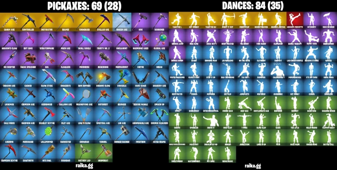 PC/XBOX 144 skins | Galaxy | The Reaper | Take The L | Elite Agent | Candy Axe | Raven | Peely | Catalyst LKK318