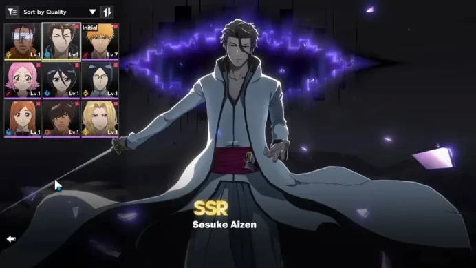 Crunchyroll NA |Fresh Starter LV 3|2 SSR Sosuke Aizen, Kanamae Tosen|7 SR|Chapter 1-6 Story|Take Email|BSR1107