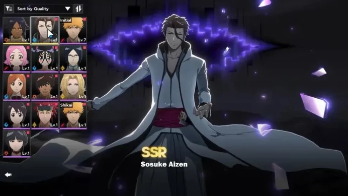 Crunchyroll NA |Fresh Starter LV 3|2 SSR Sosuke Aizen, Yoruichi Shihoin|11 SR|Chapter 1-6 Story|Take Email|BSR1104