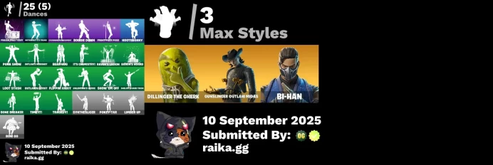[PC/PSN/XBOX/NINTENDO] 19 skins | Galaxy | Bi-Han | Neko Hatsune Miku | Sabrina Carpenter | Dillinger the Gherk	LKK486