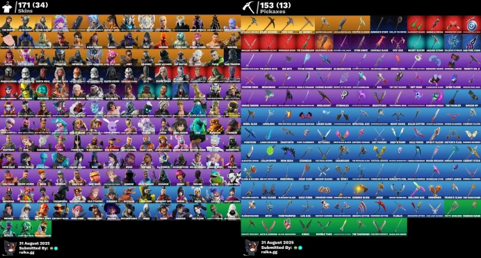 [PC/PSN/XBOX/NINTENDO] 171 skins | The Reaper | Mako | Take The L | Elite Agent | Lara Croft | Raven | Omega | Mandalorian	Dat33