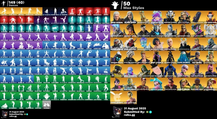 [PC/PSN/XBOX/NINTENDO] 171 skins | The Reaper | Mako | Take The L | Elite Agent | Lara Croft | Raven | Omega | Mandalorian	Dat33