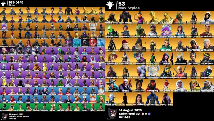 [PC/NINTENDO] 169 skins | OG STW | The Reaper | Blue Squire | Royale Knight | Unchained Ramirez | Glow	msh966