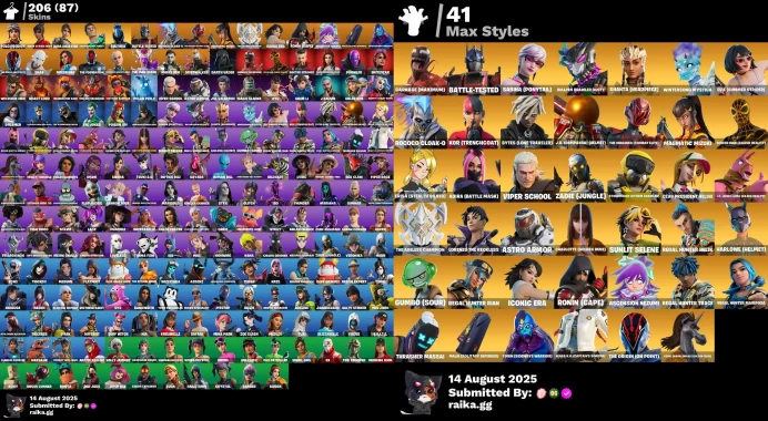 [PC/PSN/XBOX/NINTENDO] 206 skins | Polo Prodigy | Heron Stance Hero | Aura Analyzer | Championship Jonesy | Sultura	LKK528