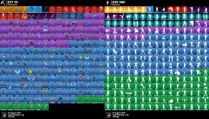 [PC/PSN/XBOX] 266 skins | Shady Doggo | Kratos | Gold Midas | Omega (stage 5) | Rust Bucket | Mimir | Laugh It Up	LKK529
