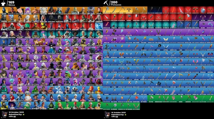 [PC/XBOX] 169 skins | Leviathan Axe | Aura | Lara Croft | Catwoman Comic Book Outfit | Tony Stark | Surf Witch	LKK532