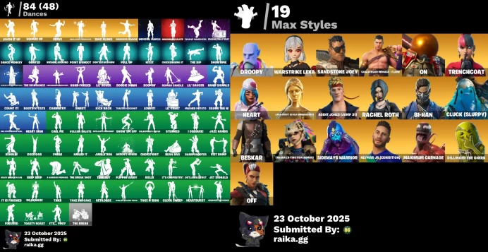 [PC/PSN/XBOX] 67 skins | Leviathan Axe | Aura | Surf Witch | Harley Hitter | Star Wand | Laugh It Up | Fixer	LKK533
