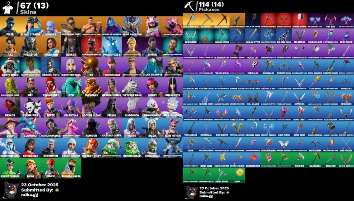[PC/PSN/XBOX] 67 skins | Leviathan Axe | Aura | Surf Witch | Harley Hitter | Star Wand | Laugh It Up | Fixer	LKK533