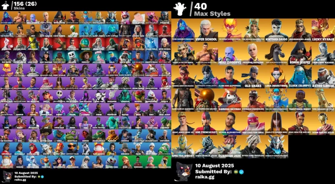 [PC/PSN/XBOX/NINTENDO] 156 skins | Leviathan Axe | Reaper | Ol' Woody | Basic Basher | Laugh It Up | Bhangra Boogie	LKK535